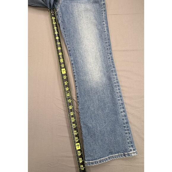 Madewell Women's Blue Denim Mid-Rise Kick Out Jeans Size 26 - Picture 5 of 10